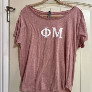 Mauve/Pink Phi Mu top